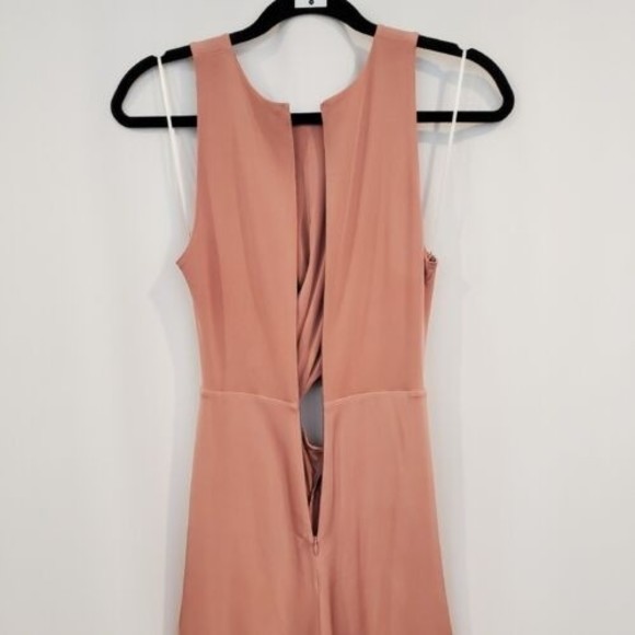 ASTR the Label Pink Cutout Romper Size Small Criss cross Sleeveless Balletcore - Picture 3 of 11